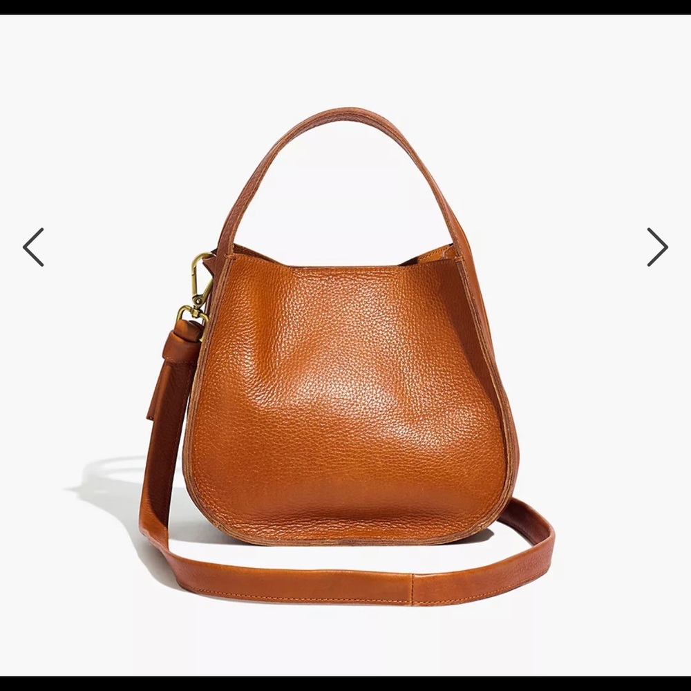 Madewell Sydney crossbody bag with crocodile detail